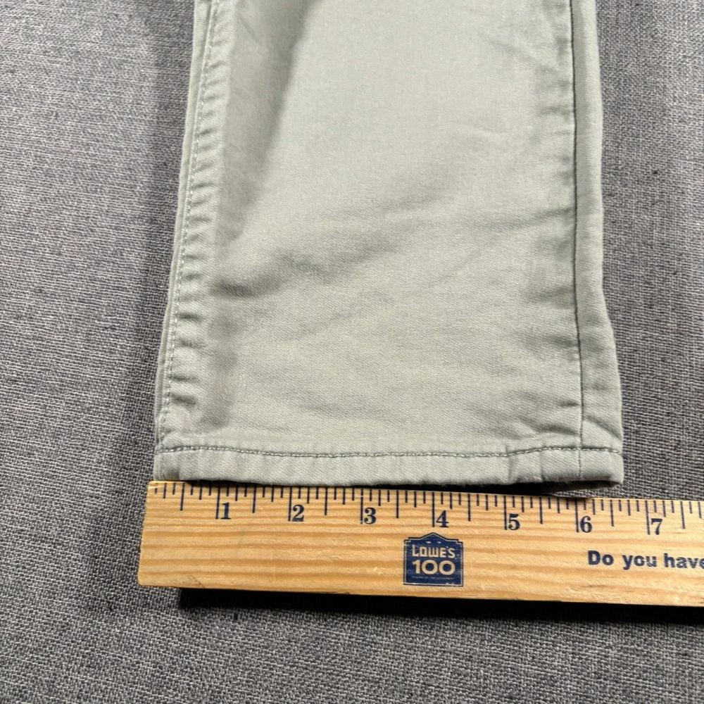 Banana Republic Travel Jean Mens 34x30 (Fits 34x28) Sage Green Athletic Stretch
